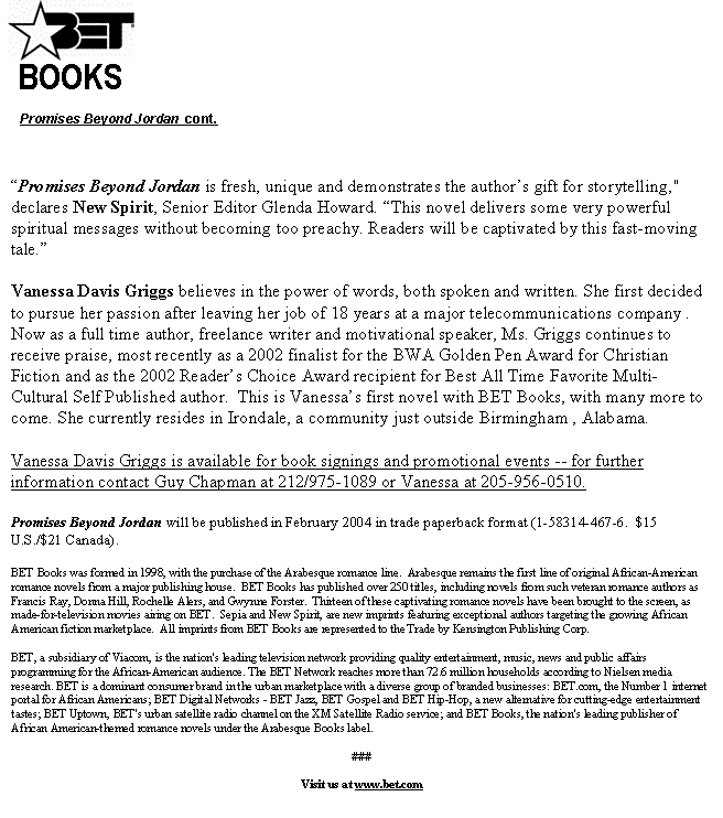 BET media release page 2