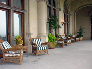 Veranda at Biltmore Castle